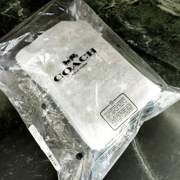 NWT Coach Mini Serena Signature Canvas Metallic Star Snowflake Bag - Picture 11 of 16